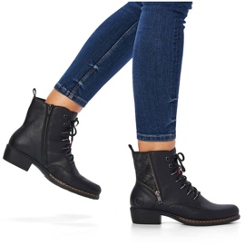 Botas isoladas confortáveis ​​Rieker W RKR485A preto 1
