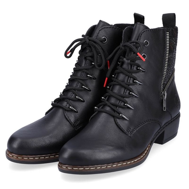 Botas isoladas confortáveis ​​Rieker W RKR485A preto 2