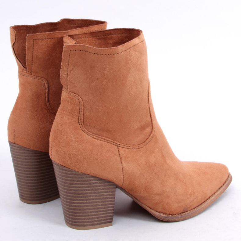 Camel M398 Botas camelo de salto alto marrom 1