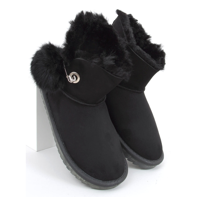 Botas de neve femininas Emusy Black preto 1
