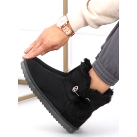 Botas de neve femininas Emusy Black preto 3