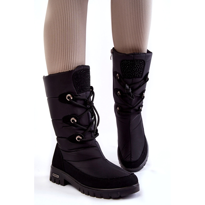 Botas de neve quentes e quentes Progress PROGJ-20-07 Preto 5