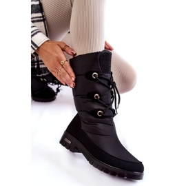 Botas de neve quentes e quentes Progress PROGJ-20-07 Preto 2