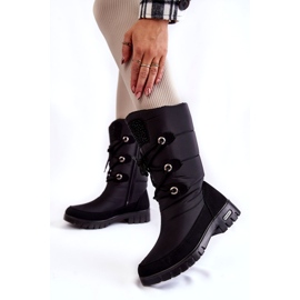 Botas de neve quentes e quentes Progress PROGJ-20-07 Preto 4