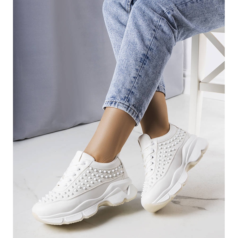 BM Sapatilhas brancas de mulher Suzeta branco 1