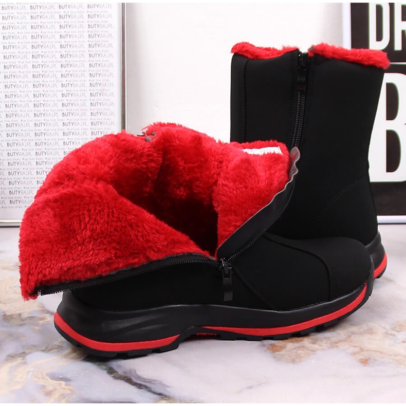 Botas de neve impermeáveis ​​pretas DK Soft Shell preto 1