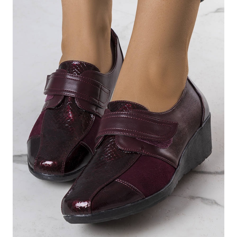PA1 Brogues marrons da Andris vermelho 1