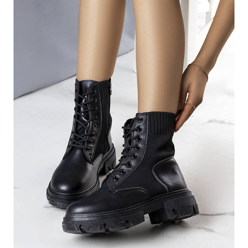 PA1 Botas pretas de mulher Lenotre preto 1
