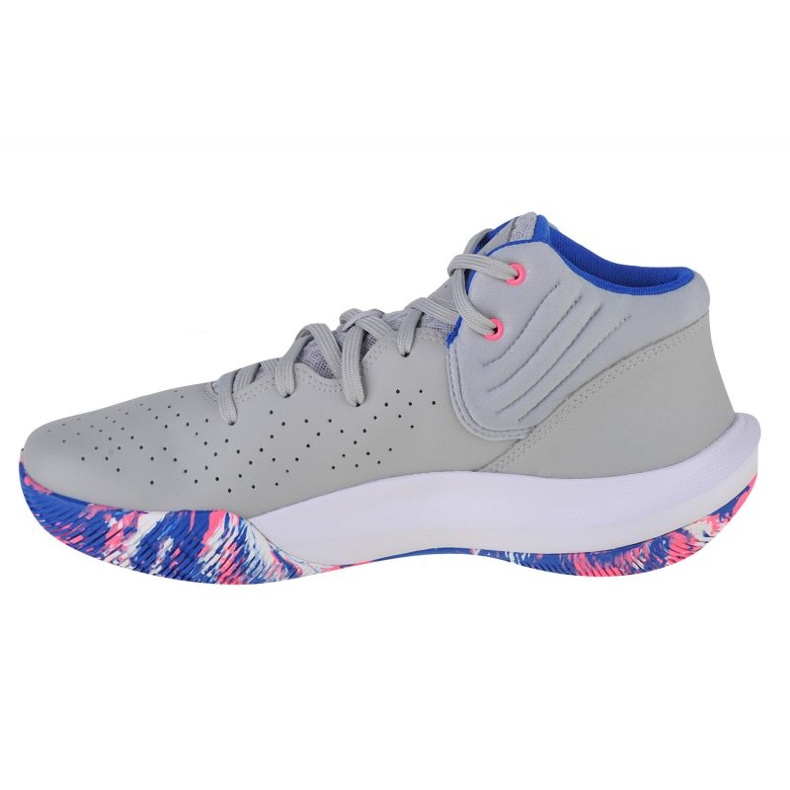Tênis de basquete Under Armour Jet 21 M 3024260-109 cinza tons de cinza 1