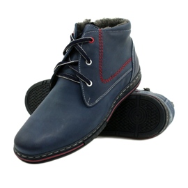 Polbut 339 botas de inverno masculinas azul marinho 5