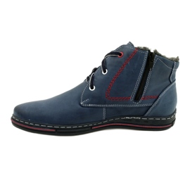 Polbut 339 botas de inverno masculinas azul marinho 2