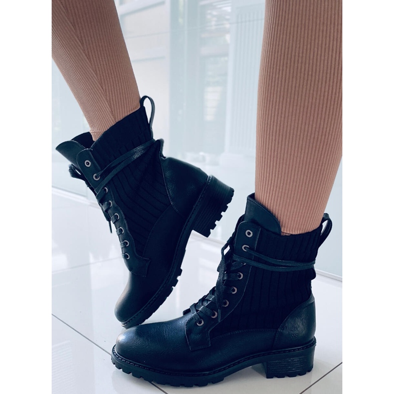 BM Botas com uma parte superior flexível Torvi Black preto 1