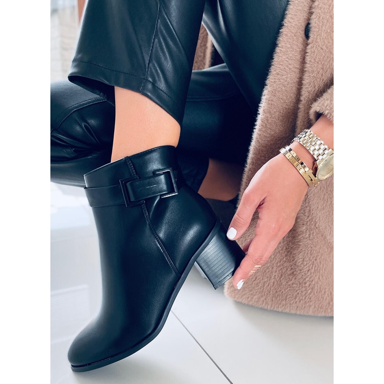 BM Botas pretas de salto alto Dolores preto 1