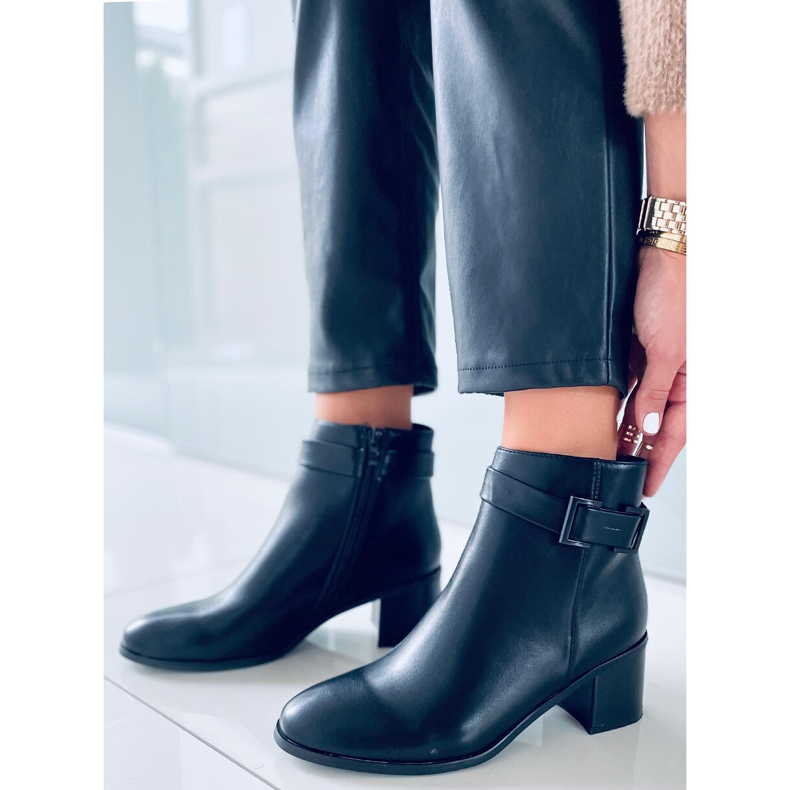 BM Botas pretas de salto alto Dolores preto 2