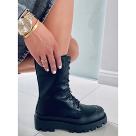 BM Botas Knight Black com cadarço preto 2 BM Botas Knight Black com cadarço preto 2