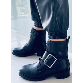 BM Botas com cadarço Billy Black preto 2 BM Botas com cadarço Billy Black preto 2