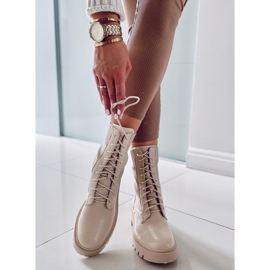 BM Botas com parte superior elástica Cass Beige bege 2