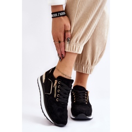 PG1 Tênis plataforma de camurça preta Riverside preto 1