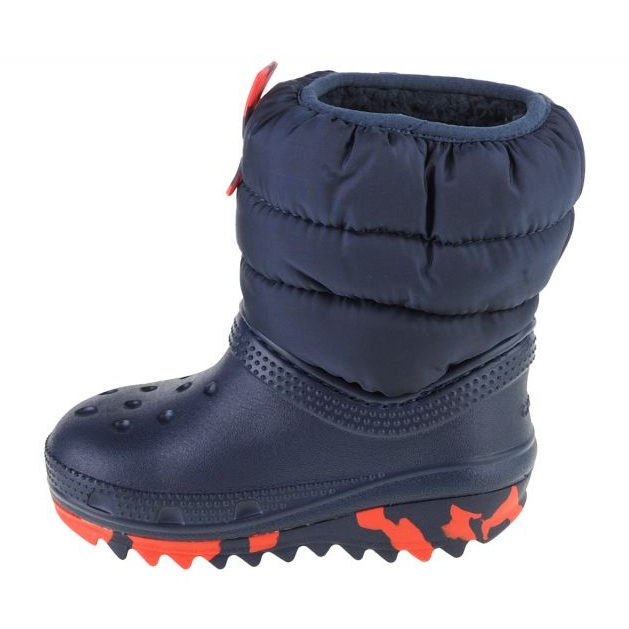 Bota Crocs Classic Neo Puff Infantil 207683-410 azul 1