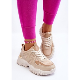 PG1 Sapatos esportivos clássicos em plataforma Bowie bege 2