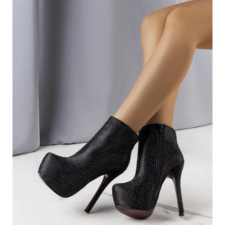 PA1 Botas pretas de salto alto Tatiana preto 1