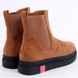 Botas Chelsea em camelo de sola alta NS139P Camel marrom 2