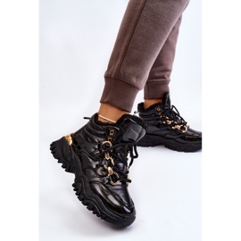 Botas esportivas femininas isoladas com cadarço Trappers pretas Bastini preto 2 Botas esportivas femininas isoladas com cadarço Trappers pretas Bastini preto 2