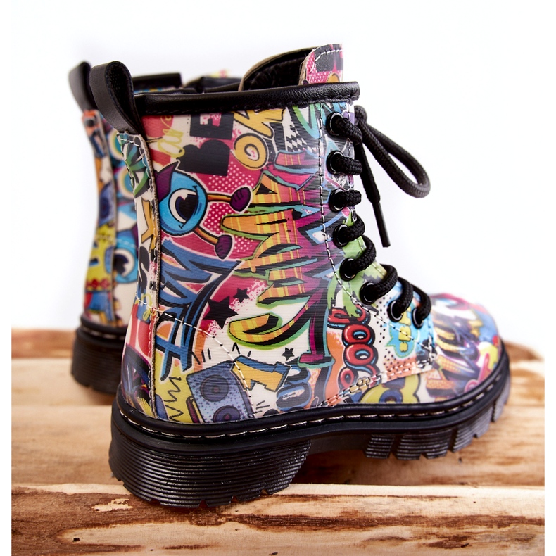 Botas quentes infantis, multicoloridas multicolorido multicolorido 3