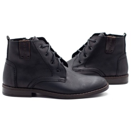 Polbut Botas de inverno masculinas negras c20 preto 3