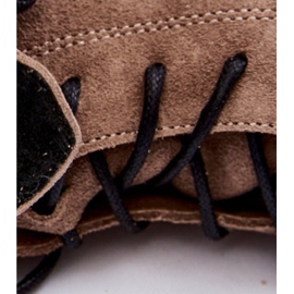 Lemar Botas isoladas de camurça feminina marrom claro bege 4