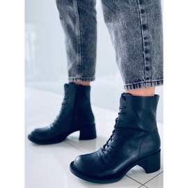 PA1 Salto alto Rollo Black preto 1