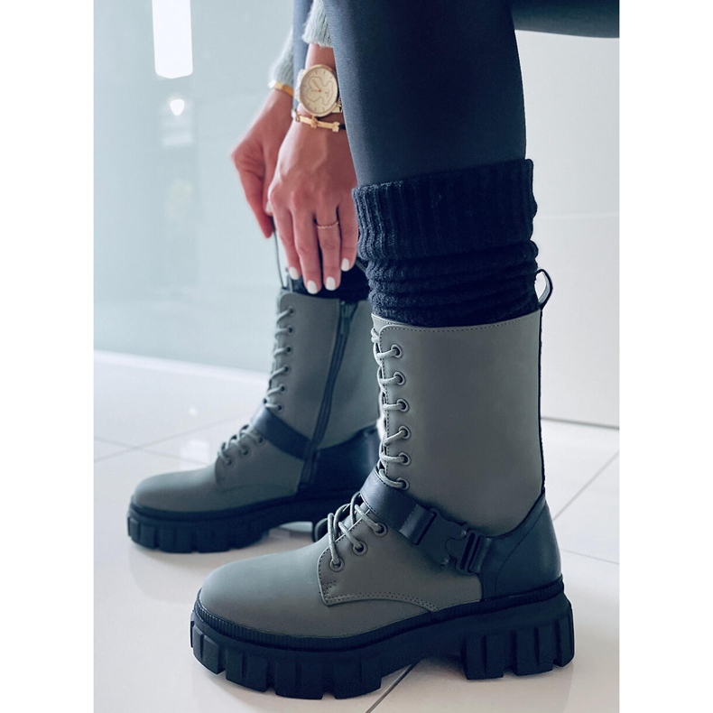 BM Botas rasas com cadarço Kieran Green verde 2