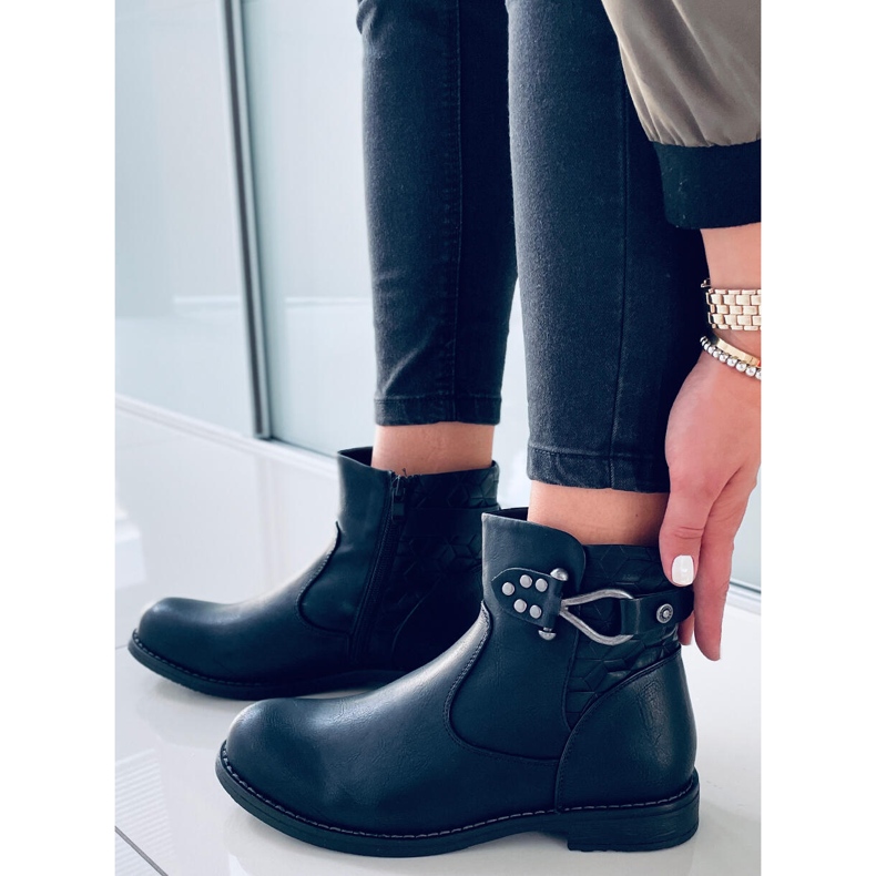 BM Botas femininas Dustin Black preto 2