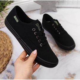 Tênis têxtil todo preto Big Star JJ274261 1