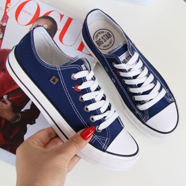 Sapatos, sapatilhas Big Star W T274021 INT343 azul marinho 1