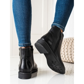 TRENDI Botas pretas elegantes preto 1