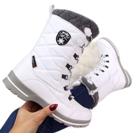 Botas de neve impermeáveis ​​American Club W AM516B branco 1