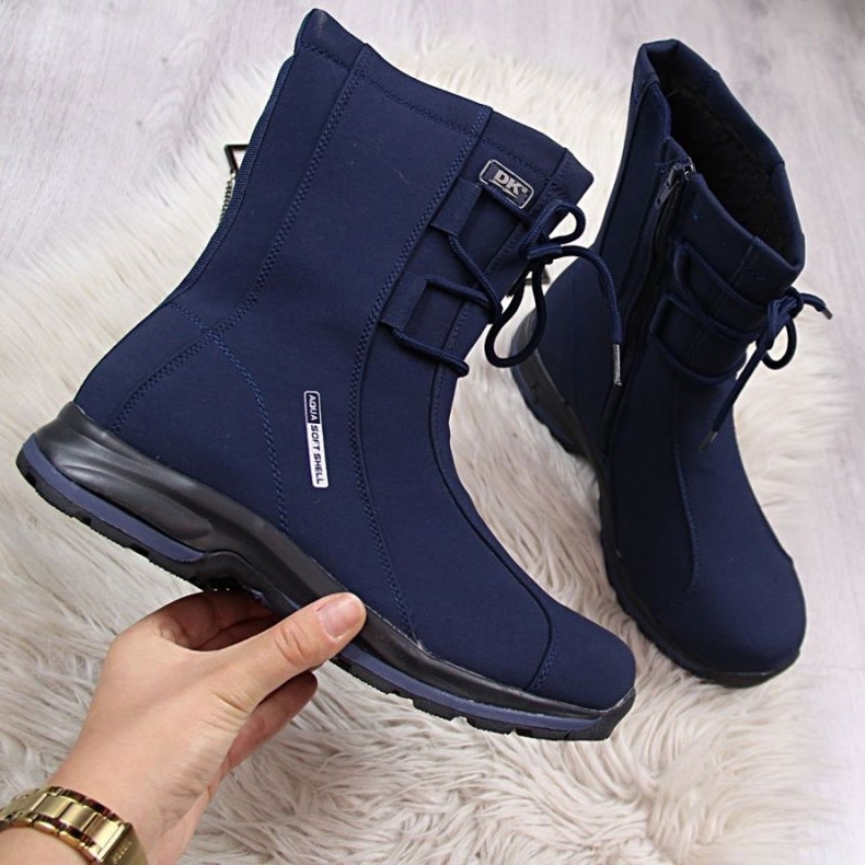 Botas de neve impermeáveis Dk W DK15F azul 1 Botas de neve impermeáveis Dk W DK15F azul 1