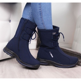Botas de neve impermeáveis ​​Dk W DK15F azul 2