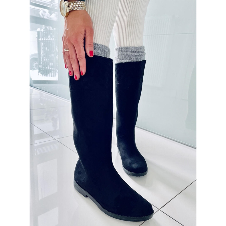Botas femininas Rain Black preto 1