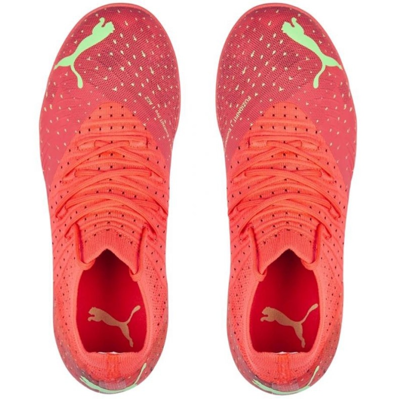 Chuteira Puma Future 3.4 Tt Jr 107012 03 vermelho 1