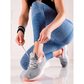 TRENDI Calçados Esportivos Amarrados cinza 1