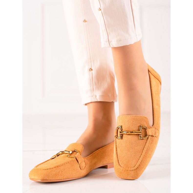 Lovit Mocassins elegantes de camurça marrom 1
