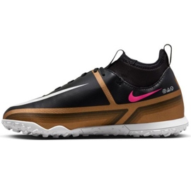 Tênis Nike Jr. Phantom GT2 Club Qatar Dynamic Fit Tf DR6063 810 preto preto 1