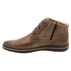 Polbut 339 sapatos masculinos marrons castanho 1