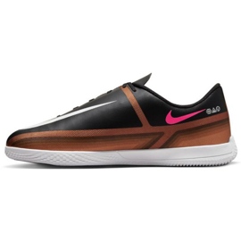 Chuteira Nike Phantom GT2 Club Qatar Ic Jr DR6060 810 marrom preto beges e marrons 1