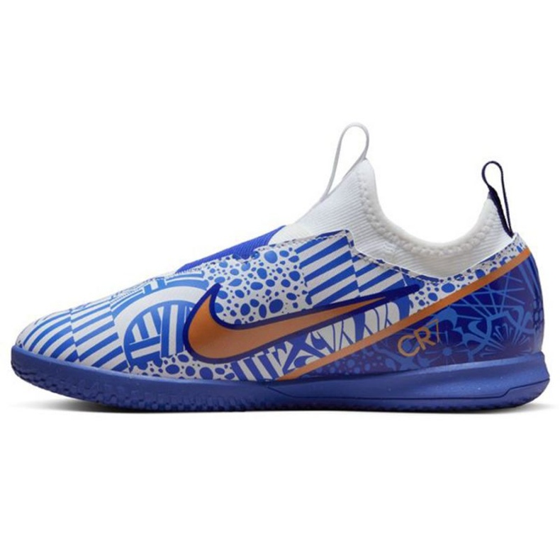 Chuteira Nike Zoom Mercurial Vapor 15 Academy CR7 Ic Jr DV8189 182 azul azul 1