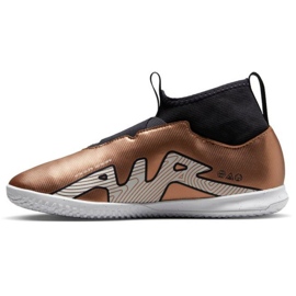 Chuteira Nike Zoom Mercurial Vapor 15 Academy Qatar Ic Jr DR6050 810 castanho branco 1