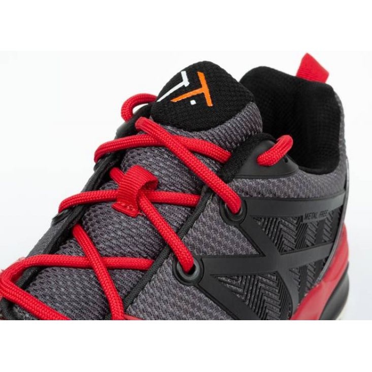 Sapatos de segurança ocupacional Regatta Tt Mortify Trainer Trk129 Vermelho preto cinza 1