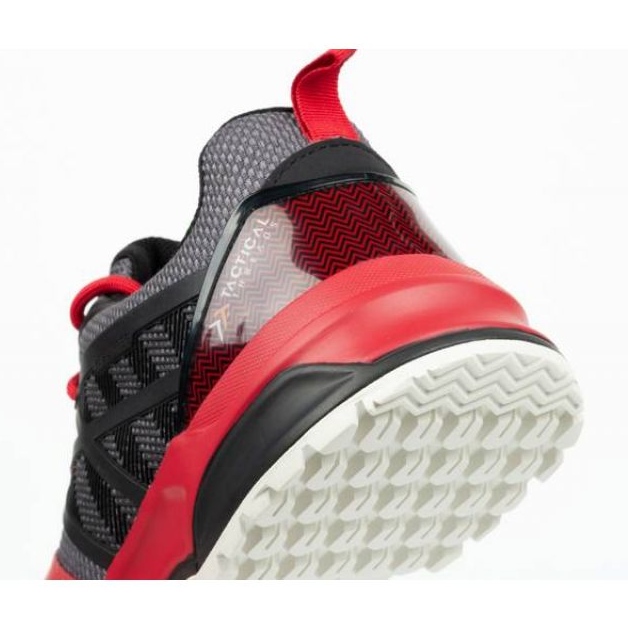 Sapatos de segurança ocupacional Regatta Tt Mortify Trainer Trk129 Vermelho preto cinza 6